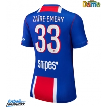 Paris Saint-Germain Warren Zaire-Emery #33 Hjemmedrakt Dame 2026-27 Kortermet